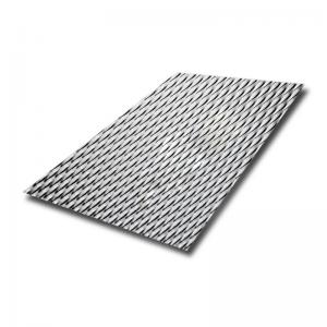 Wholesale Custom Cut Stainless Steel Metal Sheet With 5WL Pattern 0.3mm Thickness from china suppliers