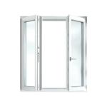 Customized Modern Glass Casement Window Soundproof PVC UPVC Windows