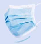 Protective Disposable Non Woven Face Mask , Unisex Prevent Anti Bacteria Safety