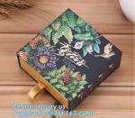 Free sample Luxury velvet drawer packaging perfume custom paper box with logo