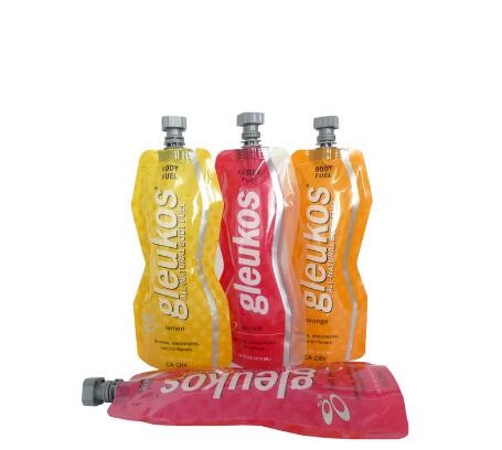 Liquid Packing Stand Up Custom Printing Disposable Drinking Water Plastic Pouch Bag With Spout