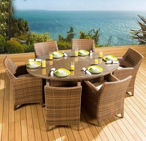 Wholesale All weather Aluminium PE Rattan chairs Hotel Outdoor Garden Patio chair and table from china suppliers