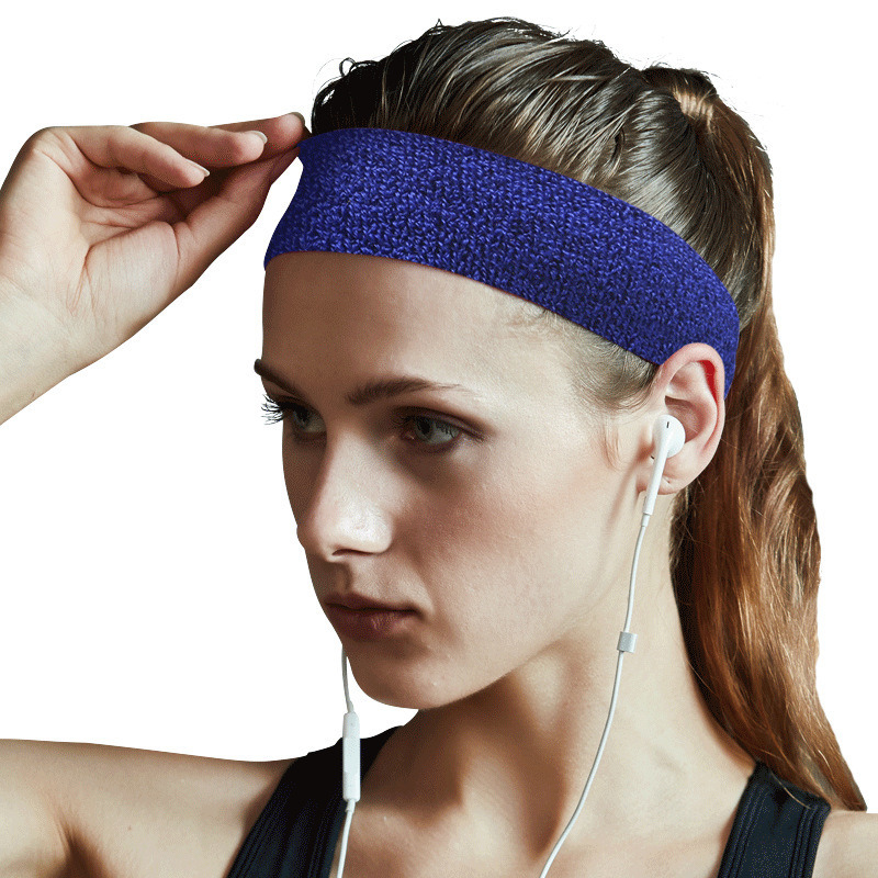 Gym Work out Running Cotton Sweatband Sport Headband