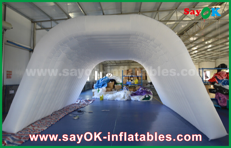 Air Inflatable Tent Custom Made Adult White Inflatable Tunnel Tent For Event / Trade Show