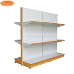 Double Sides Gondola Shelving Retail Display Racks For Store Steel Supermarket