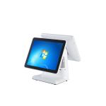 15" And 15" Double Touch Screen Retail Point Of Sale With Low Power Consumption