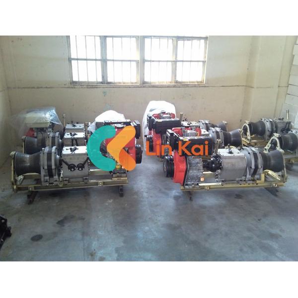 Four Gear 8Ton Cable Winch Puller Machine With 3 KW 4.5 KW. 8 KW Power