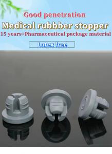 China 13mm 20mm Medical Grade Silicon Brominated Butyl  Butyle Rubber Stopper for Lyophilized Glass Vial Bottle on sale