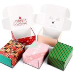 Folding Folded Shipping Custom Printed Christmas Gift Kraft Paper Corrugated