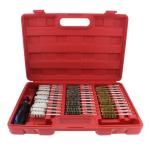 38 Piece Set Stainless Steel Brass Nylon Wire Brush With Handle Extension Bar 1