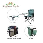 52*52*98cm Portable Folding Camping Chairs Cotton Lining Oxford Cloth Compact