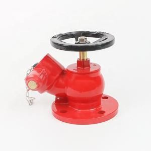 Wholesale Natural Or Painted Brass / Bronze Oblique Type Fire Hydrant Landing Valve from china suppliers