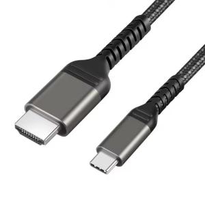 Wholesale OEM HDMI 1.4 To Phone Type C High Speed Hdmi To Usb C Video Cable 4K 30hz from china suppliers