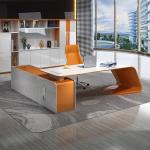Lacquer Furniture Simple, Modern And Elegant Painted Boss Desk, Fashionable CEO,
