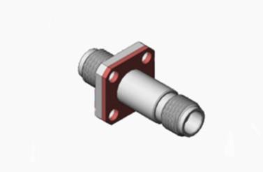 2.4mm Female to Female RF Connectors with Passivated Plating Waterproof