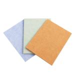 Ready To Ship Flat Polyester Fiber Sound Proof Colorful Acoustic Panel PET Fire