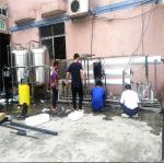 10TPH Double Pass Reverse Osmosis Water Purification Machine 300 PSI Pressure