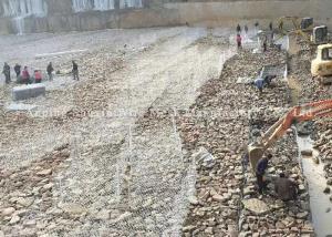 Wholesale Galvanized 6x8cm Stone Filled Gabions For River Bank Protection from china suppliers
