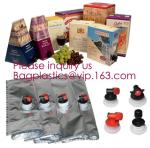 Commercial grade 15l wine bag in box,aseptic milk wine and apple juice bag in