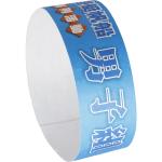 Cheap Waterproof Sweat Resistant Tyvek Event Wristbands Scan The Barcode Events
