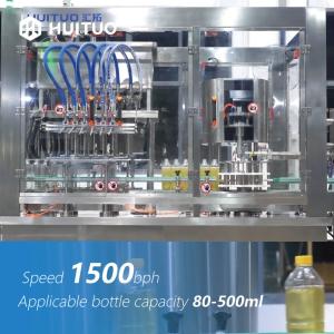 Wholesale Huituo Compact Multifunctional 2 In 1 Edible Oil Filling Capping Machine 1500bph from china suppliers