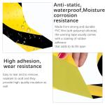 High Tensile Strength PVC Lane Marking Tape For Warehouse Safety In Black And