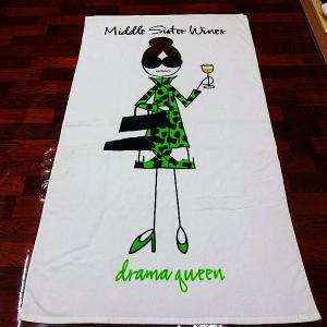 Wholesale Hot sale cotton women beach towel custom printed sexy white oversized beach towel from china suppliers