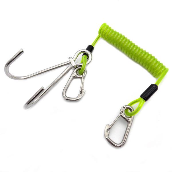 Professional Scuba Diving Spiral High Quality Safety Spiral PU Coil Steel Wire