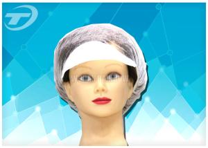 Wholesale Customized Size White Snood Disposable Surgical Caps / Hairnet from china suppliers