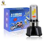 Four Color Aluminum 35W COB Chip 80V Motorcycle LED Headlight Bulb