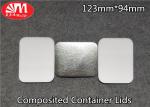 Paper / Aluminium Foil Container Lid 60-120 Micron Thickness FDA Certificated