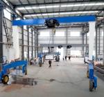 All Terrain Tire Mobile Gantry Cranes Heavy Loads In Demanding Industrial