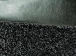 Black curly lamb wool composite leather&870gsm