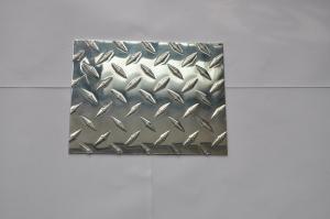 Wholesale OEM Aluminium Chequered Plate , Silver Diamond Embossed Aluminum Sheet from china suppliers