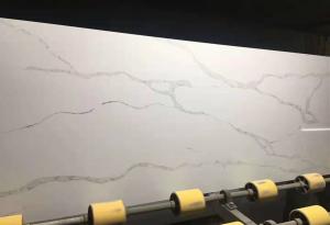 Wholesale Calacatta Artificial Quartz Stone Tiles Countertop Slab For Vanity Top Sink Basin from china suppliers