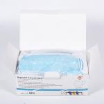 Factory Type 50PCS Box Packing Blue 3 Ply Disposable Medical Mask