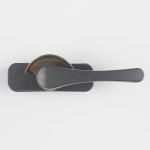 Powder Coated UPVC Crescent Moon Lock for Modern Design Style Door and Window