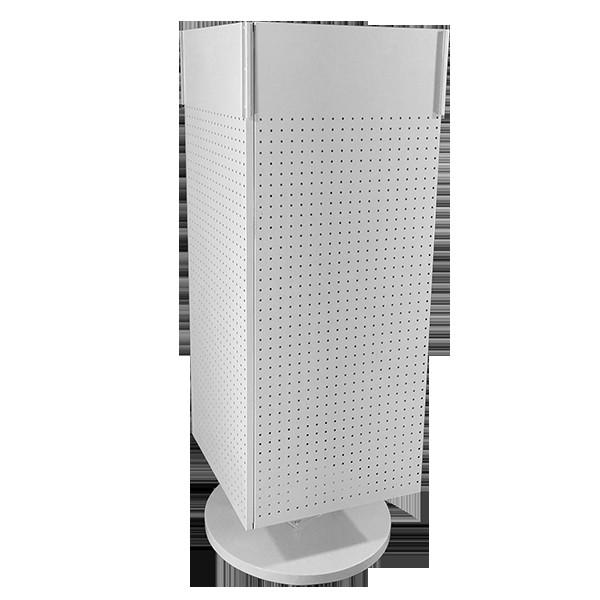 H1440mm W540mm Pegboard Display Rack , Countertop Pegboard Spinner Rack Four