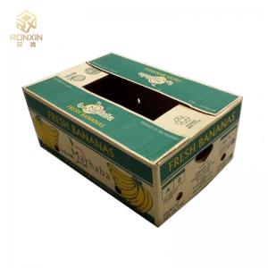 Wholesale Corrugated Paper Carton Box , Banana Cardboard Boxes With Customized Logo from china suppliers