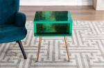 Green Mirror 15.75inch height Coffee Bedside Table Nightstand