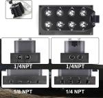 CNRAQR Air Suspension Valve Manifold 1/4" NPT Kit with 8 Air Ride Solenoid