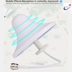 2.4g Indoor signal amplifier N Male Female White ABS Omni Wifi Ceiling Mount