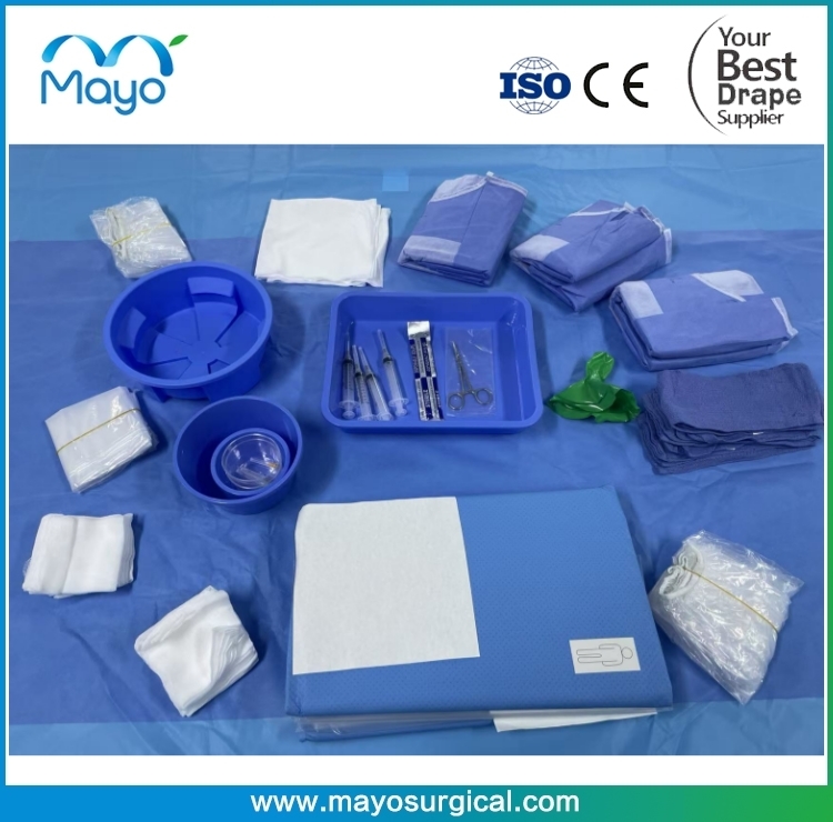 Surgical Angiography Pack with Femoral Drape 4 hole