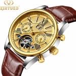 Day / Date Minimalist Mechanical Watch 3 ATM Water Resistant Long Life Span