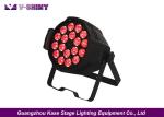 18w 18pcs Rgbwa Uv Par Can 64 Led Lights With Polishing Aluminum Alloy Cover