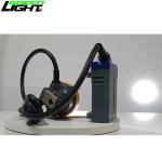Waterproof IP67 Rechargeable Mining Cap Lamps 1.67W 420g 15000lux
