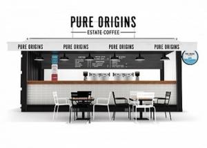 Wholesale 20 GP Prefabricated Shipping Container Coffee Shop Drive Thru from china suppliers