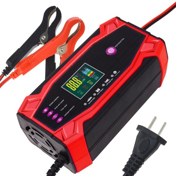 Connector Current Protection 12V10A 24V10A GEL AGM Lead Acid Battery Charger for