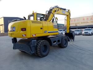 Wholesale YUCHAI/YC4D125 Engine Wheeled Mini Digger With 4750MM Max. Digging Depth from china suppliers