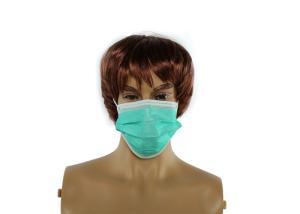 Wholesale Non Toxic Green Disposable Face Mask Comfortable With CE FDA ISO13485 from china suppliers